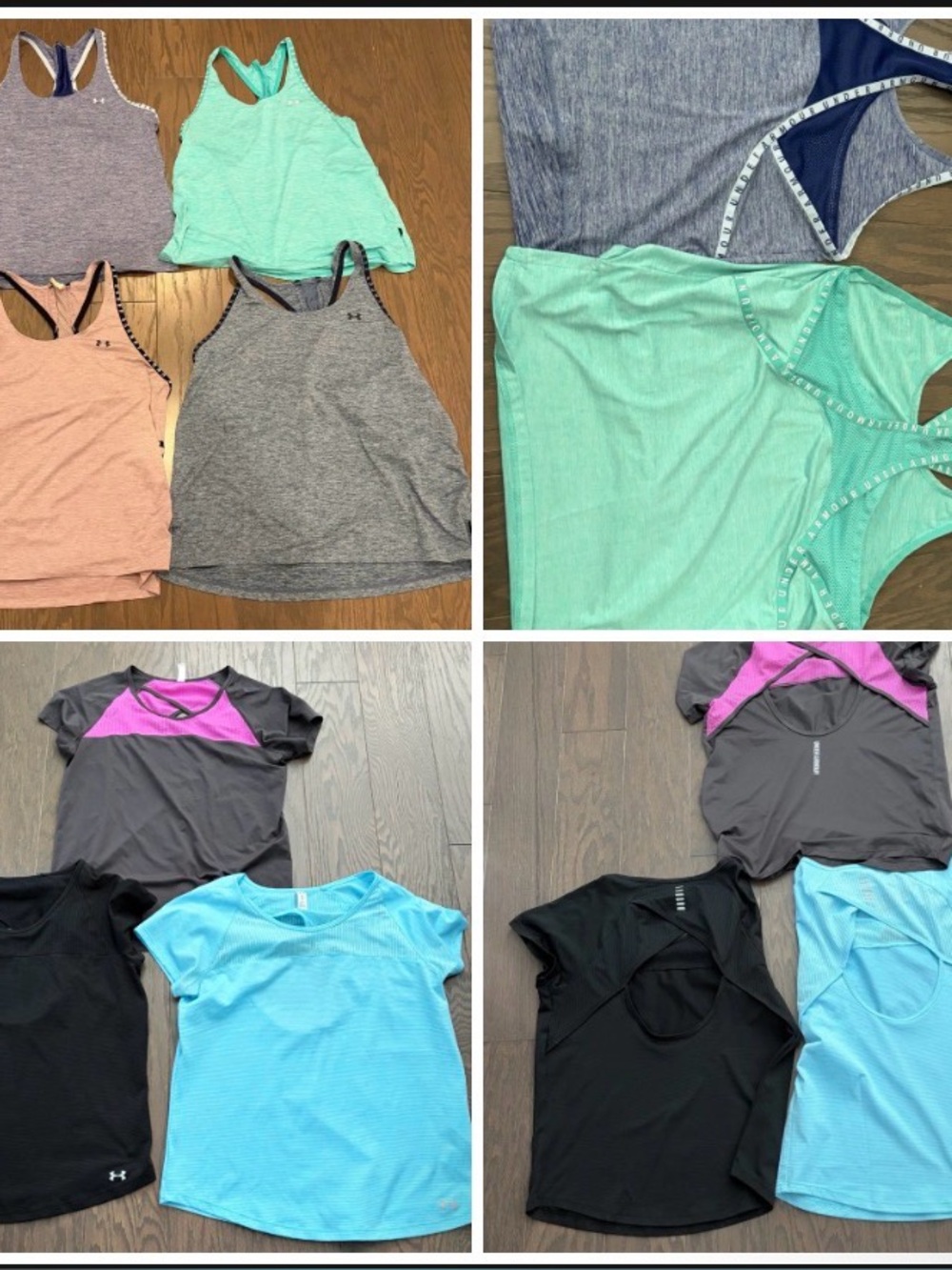 Women’s Under Armour shirt and tank top lot of 7, size medium